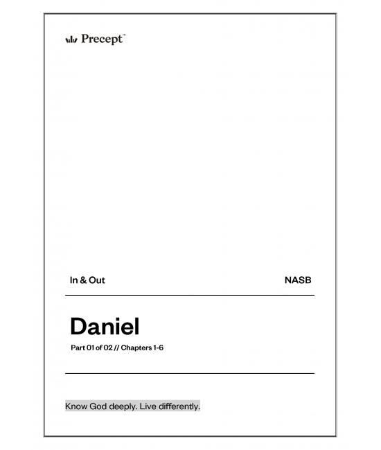 #71436 - IO - NASB - Daniel Bible Study — Part 1 of 2