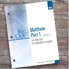 NASB  Matthew Part 1 In   Out Workbook  
