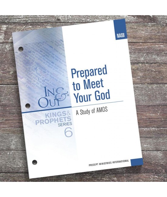NASB KP 6 In Out Amos Kings  Prophets Prepared To Meet Your God 6 In  Out Workbook 