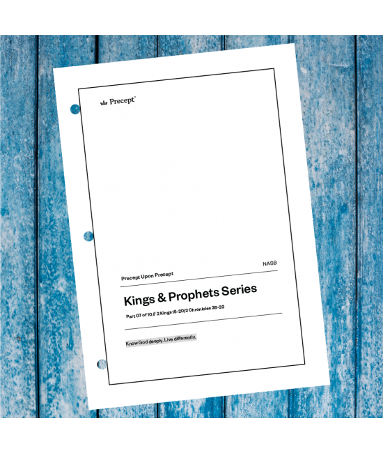 *71383 - PUP - NASB - Kings & Prophets Bible Study — Part 7 of 10