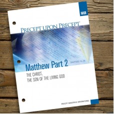 NASB Matthew Part 2 Precept Workbook  